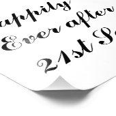 Love Laughter Wedding Ducks Foto Afdruk (Hoek)