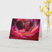 Love & Laughter Wenskaart Kaart (Gele Bloem)