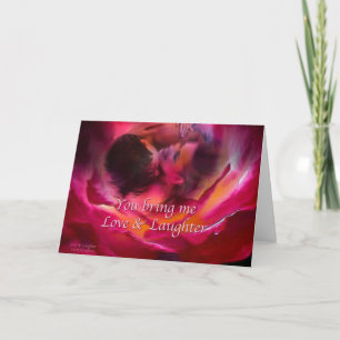 Love & Laughter Wenskaart Kaart