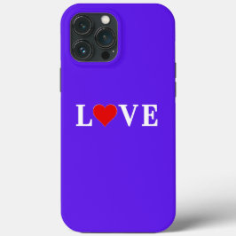LOVE Lavender Modern Chic Case-Mate iPhone Case