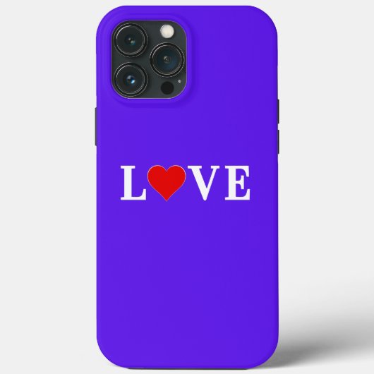 LOVE Lavender Modern Chic Case-Mate iPhone Case (Achterkant)