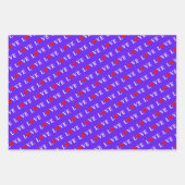 LOVE Lavender Oranje Black Inpakpapier Vel (Voorkant)