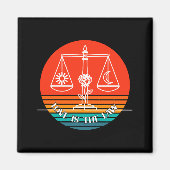 Love Law Retro  Magneet (Voorkant)