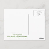 love leaf Briefkaart (Achterkant)