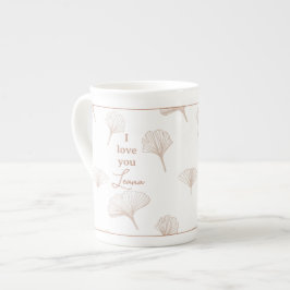 Love Leana Ginko boombladeren Porselein Kop