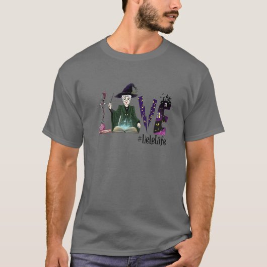 Love Lele Life Witch Halloween T-shirt (Voorkant)