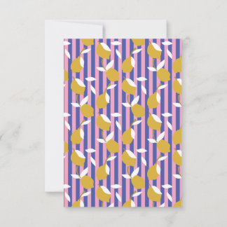 Love Lemonade Flat Thank You Card Bedankkaart