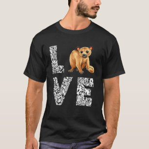 Love Leopard Kinkajou Night Walker Kinkajou Lover T-shirt