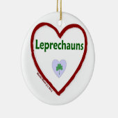 Love Leprechauns Keramisch Ornament (Rechts)