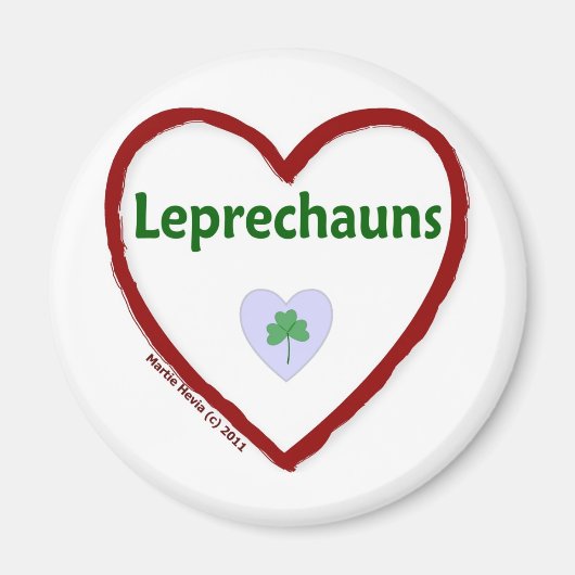 Love Leprechauns Magneet (Voorkant)