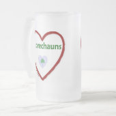 Love Leprechauns Matglas Bierpul (Voorkant links)