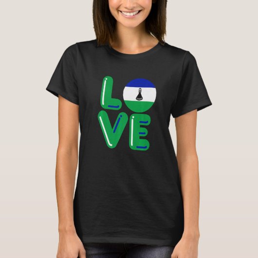 LOVE - Lesotho Premium T-shirt (Voorkant)