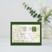 LOve LeTer Post Kaart (Staand voorkant)