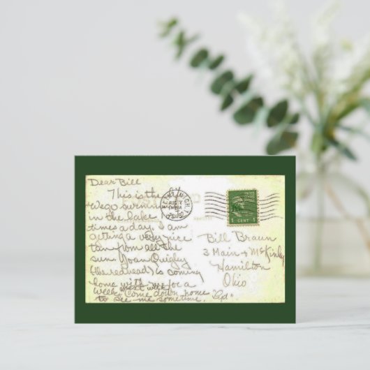 LOve LeTer Post Kaart (Staand voorkant)