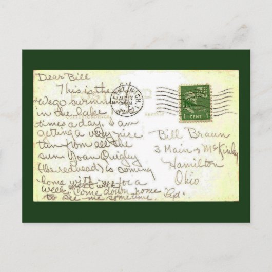 LOve LeTer Post Kaart (Voorkant)