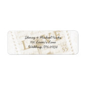 Love Letter Adresetiketten Etiket (Voorkant)