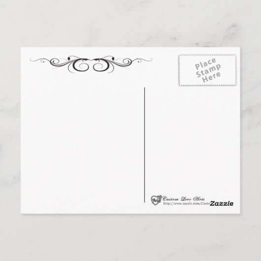 Love Letter Briefkaart (Achterkant)