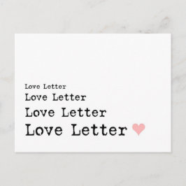 Love Letter Briefkaart