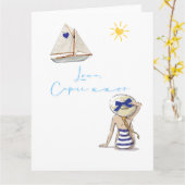 Love Letter Design - Liefde, Capri xxoo Kaart (Gele Bloem)