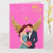 Love Letter Design - Liefde, Heilige Valentijn xxo Kaart (Gele Bloem)