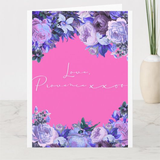Love Letter Design - Liefde, Provence xxxoo Kaart (Voorkant)