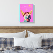 Love Letter Design - Love, Saint Valentine xxoo Canvas Afdruk (Insitu (Slaapkamer))