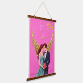 Love Letter Design - Love, Saint Valentine xxoo Hangend Wandkleed (Gebogen)