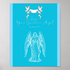 Love Letter Design - Love, Your Guardian Angelxxoo Poster