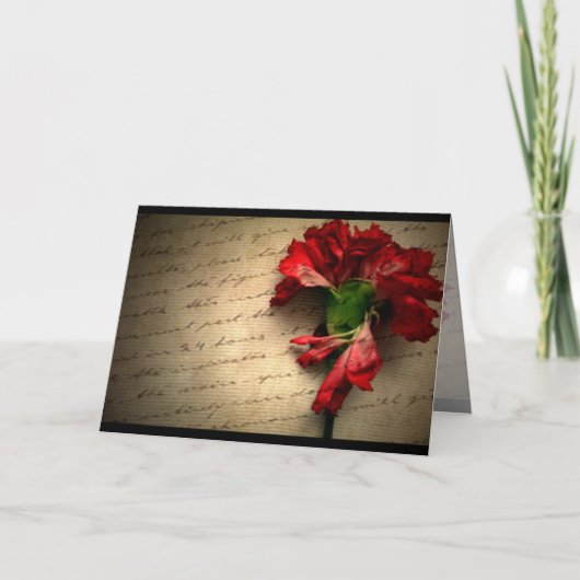 Love Letter Feestdagen Kaart (Voorkant)