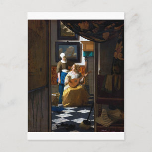 Love Letter, Johannes Vermeer Briefkaart