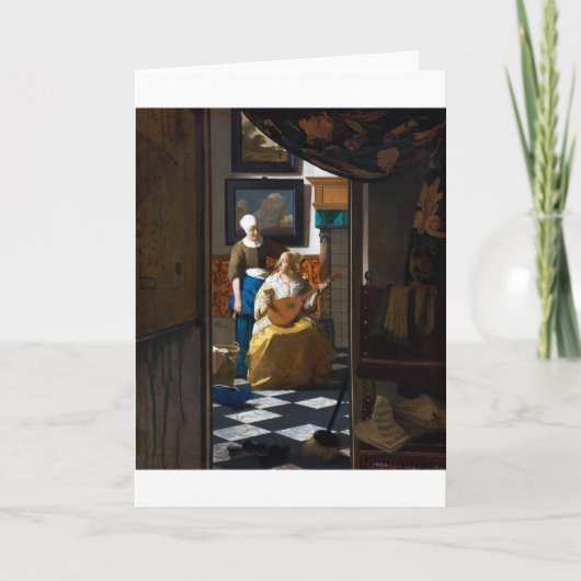 Love Letter, Johannes Vermeer Kaart (Voorkant)