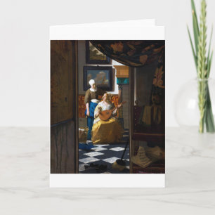 Love Letter, Johannes Vermeer Kaart