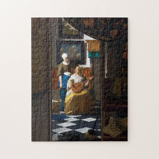 Love Letter, Johannes Vermeer Legpuzzel (Verticaal)