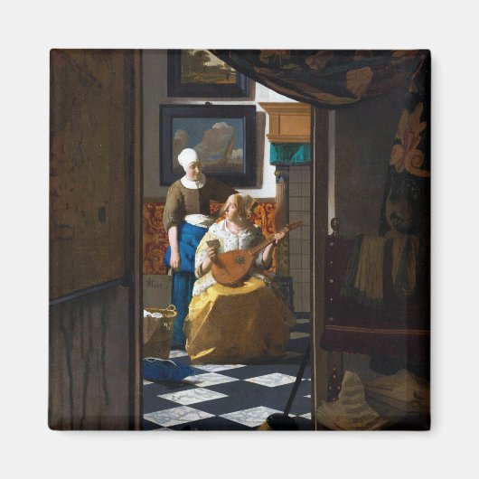Love Letter, Johannes Vermeer Magneet (Voorkant)