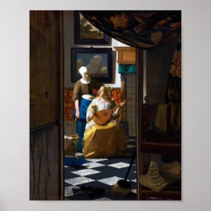 Love Letter, Johannes Vermeer Poster