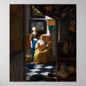 Love Letter, Johannes Vermeer Poster (Voorkant)