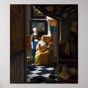 Love Letter, Johannes Vermeer Poster