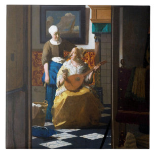 Love Letter, Johannes Vermeer Tegeltje