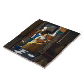 Love Letter, Johannes Vermeer Tegeltje (Zijkant)