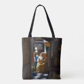 Love Letter, Johannes Vermeer Tote Bag (Achterkant)