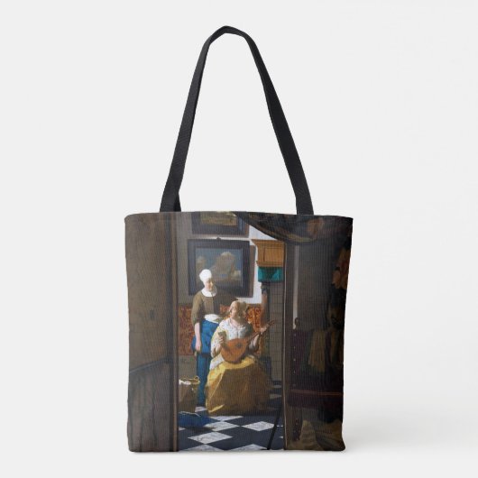 Love Letter, Johannes Vermeer Tote Bag (Achterkant)
