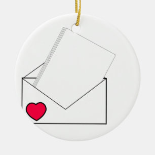 Love Letter Keramisch Ornament