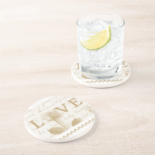 Love Letter Onderzetters (Zijkant)