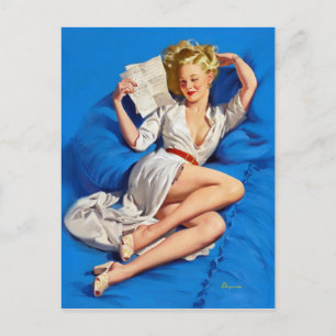 Love Letter Pin Up Briefkaart