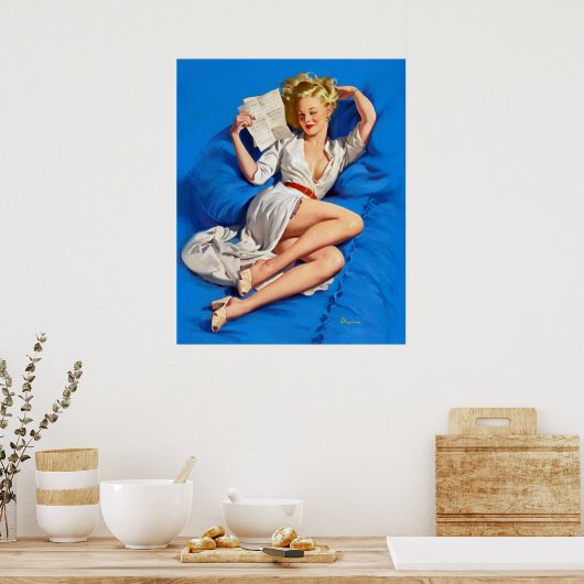 Love Letter Pin Up Poster (Keuken)