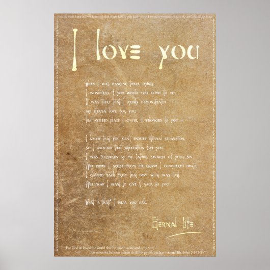 Love Letter Poster (Voorkant)
