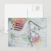 Love Letter- Postmarks Briefkaart (Voorkant / Achterkant)