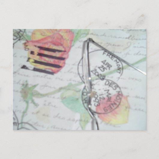 Love Letter- Postmarks Briefkaart (Voorkant)