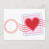 Love Letter Stamp Briefkaart (Voorkant)