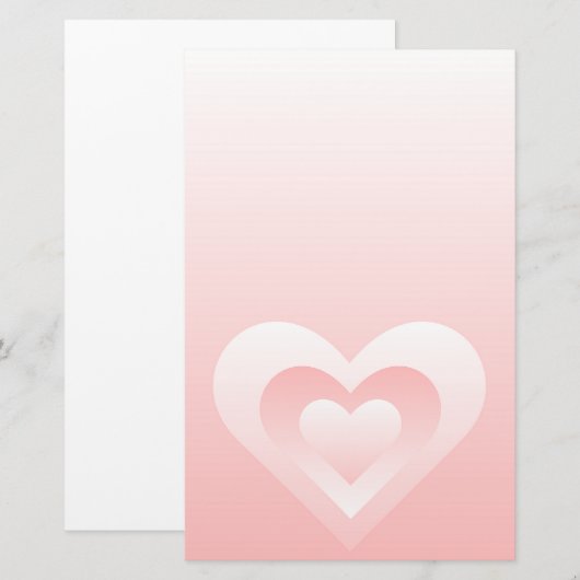 Love Letter Stationery Briefpapier (Voorkant / Achterkant)